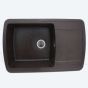 PLATINUM Granite sink ROMA 7749 chocolate