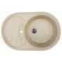 PLATINUM Granite sink LIRA 7750 beige