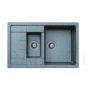 PLATINUM Granite sink Germece 7850W TOSKANA graphite