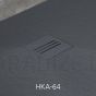 RADAWAY dušas režģis KYNTOS HKA-64 (Anthracite)
