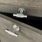 KAME H16 handle RUSTIC (Inox)  54 mm