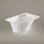 PAA stone mass bathtub TRE 1500x1000x650 L/R