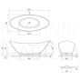 Roltechnik bathtub ALEGRIA SILK 1940x830