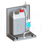 SANELA automatinis skystų ir gelinių dezinfekavimo indikatorius, įmontuojamas ant sienos, 24 V DC