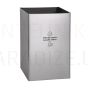 SANELA stainless steel trash bin, inscription 'only for glass' volume 67 l