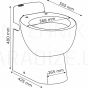 SFA tualete ar integrētu sūkni-smalcinātāju SANICOMPACT PRO