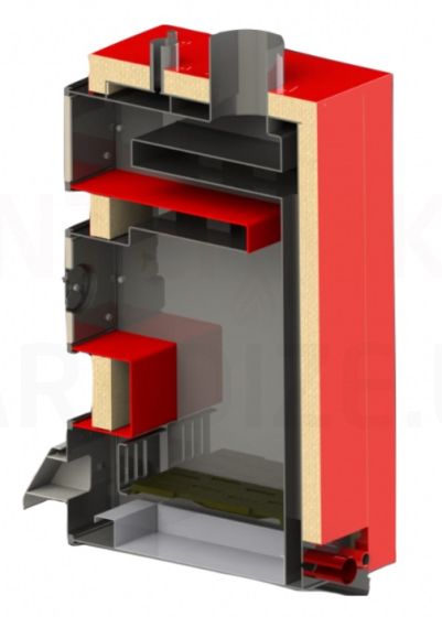 ND METALIKA cietā kurināmā apkures katls MK- 25kW