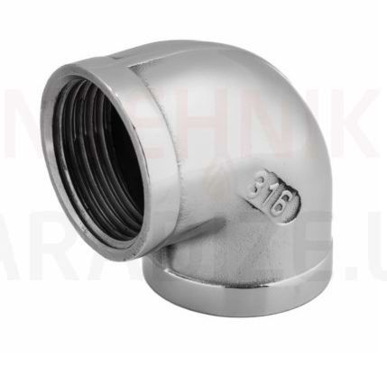 VMD dvieļu žāvētājā nerūsejošā tērauda līkums FF 1 1/4" DN32