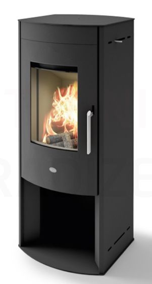 EVA CALOR malkas kamīns-krāsns MARGHERITA 12kW (melns)