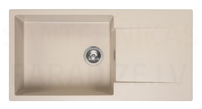 Reginox stone mass kitchen sink Amsterdam 540 Caffe Silvery 100x50cm