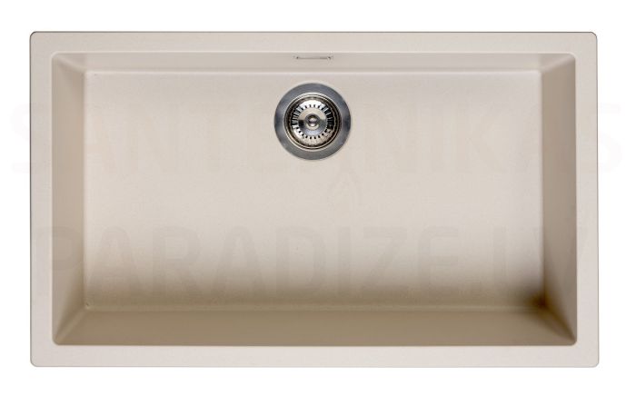 Reginox stone mass kitchen sink Amsterdam 72 Caffe Silvery 78x460cm