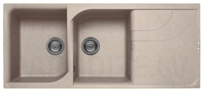 ELLECI akmens masas virtuves izlietne EGO 500 Avena 116x50 cm