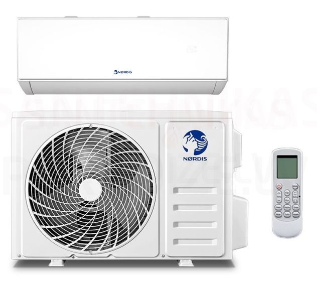 NORDIS gaisa kondicionieris (komplekts) Nova 2,61/3,0kW (melns)