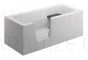 POLIMAT acrylic rectangular bathtub for invalids VOVO 150x75