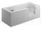 POLIMAT acrylic rectangular bathtub for invalids AVO 160x75