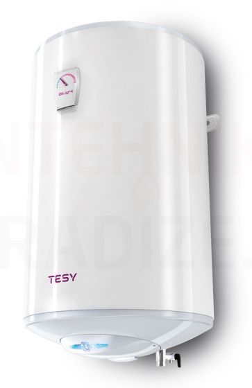 TESY BILIGHT 100 liter 2kW electric water heater with a heat exchanger (vertical connection) right