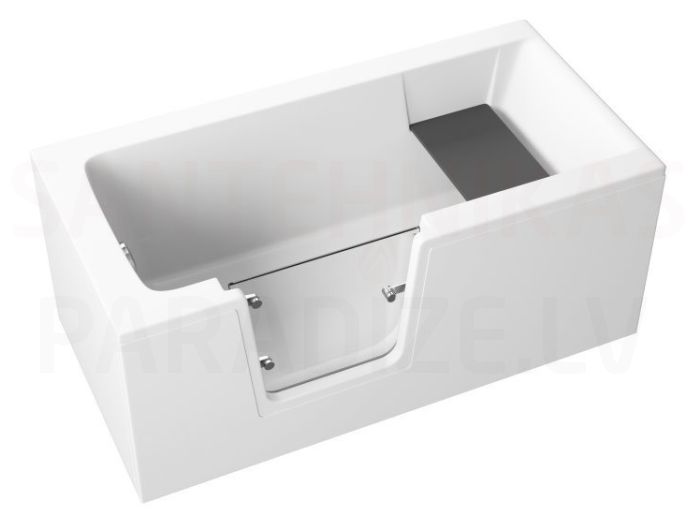 POLIMAT acrylic rectangular bathtub for invalids VOVO 140x70