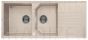 ELLECI akmens masas virtuves izlietne TEKNO 500 Avena 116x50 cm
