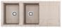 ELLECI akmens masas virtuves izlietne EASY 500 Avena 116x50 cm