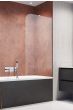 RADAWAY bathtub wall TORRENTA PNJ II 150x 80 Chrome + transparent glass (right)