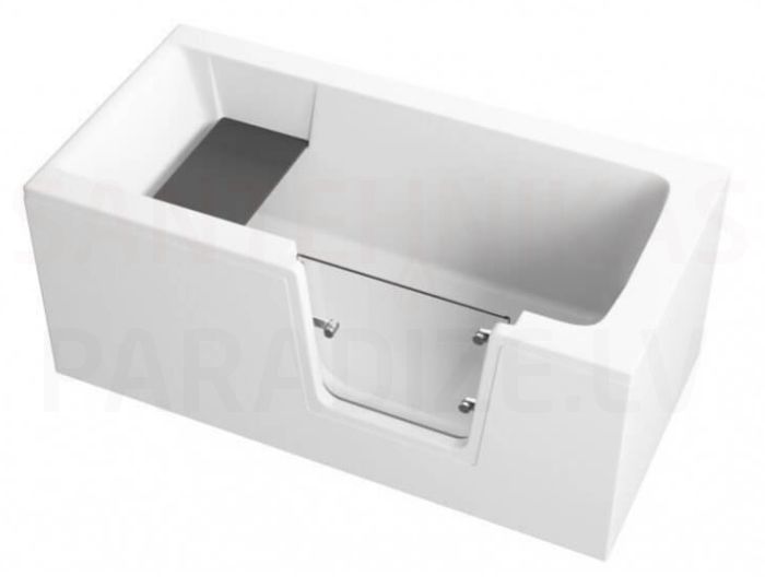 POLIMAT acrylic rectangular bathtub for invalids AVO 140x70