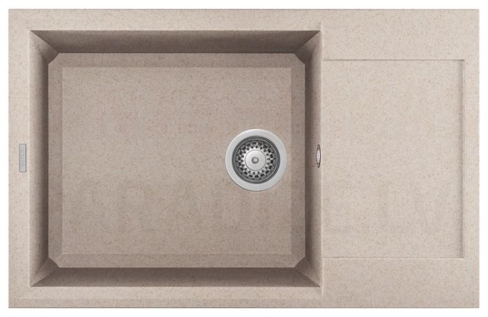 ELLECI akmens masas virtuves izlietne EASY 310 Avena 78x50 cm