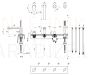 Ravak bathtub faucet Chrome II CR II 026.00CR