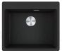 FRANKE stone mass kitchen sink with button MARIS Black matt 59x50 cm