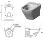 Ravak Classic RimOff WC wall mounted toilet