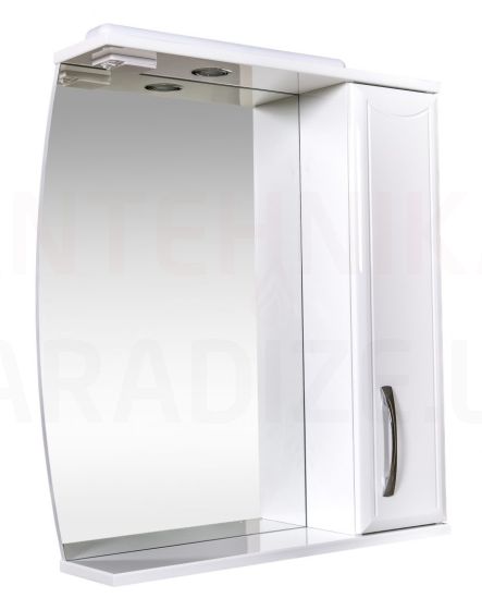 Aqua Rodos spoguļskapītis DECOR 70 R ar LED