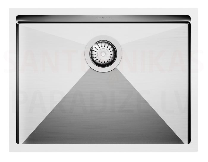 Aquasanita nerūdijančio plieno virtuvės kriauklė ENNA 600 59x45 cm