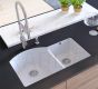 HELIKA akmens masas virtuves izlietne ARCA (AW) 800 Beige 81x52 cm