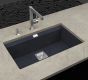 HELIKA akmens masas virtuves izlietne DELICIA (AW) 750 Beige 74x45.5 cm