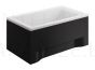 POLIMAT acrylic rectangular bathtub CAPRI 120x70