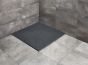 RADAWAY akmens masas dušas paliktnis KYNTOS C Anthracite  80x 80x3