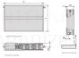Ventilācijas radiators PURMO ULOW E2 22 600x 600