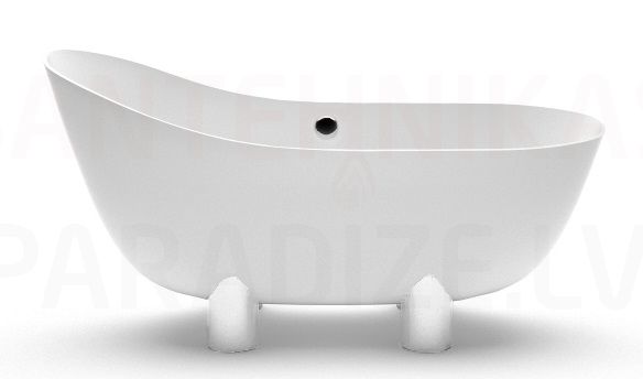 AURA free standing stone mass bathtub DAMONA 2 1690x735x855