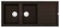 ELLECI akmens masas virtuves izlietne BEST 500 Espresso 116x51 cm