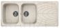 ELLECI akmens masas virtuves izlietne MASTER 500 Avena 116x50 cm