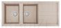 ELLECI akmens masas virtuves izlietne BEST 500 Avena 116x51 cm