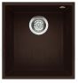 ELLECI akmens masas virtuves izlietne QUADRA 100 UNDERMOUNT Espresso 38x44 cm