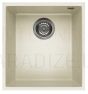 ELLECI stone mass kitchen sink QUADRA 100 UNDERMOUNT Bianco Antico 38x44 cm