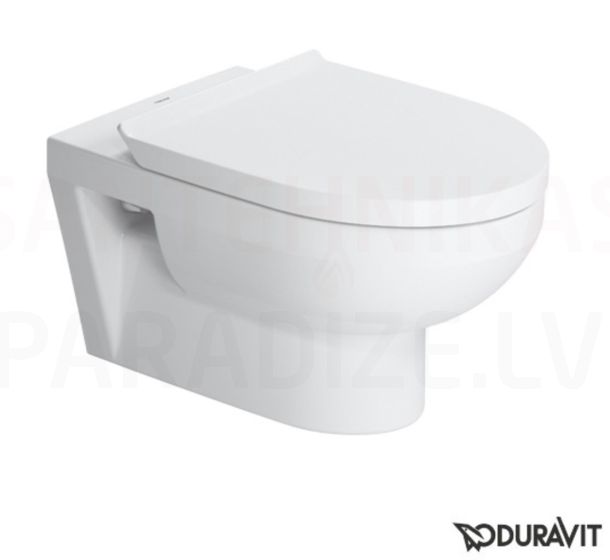 Duravit Durastyle Basic Rimless WC wall hung toilet with lid Soft Close