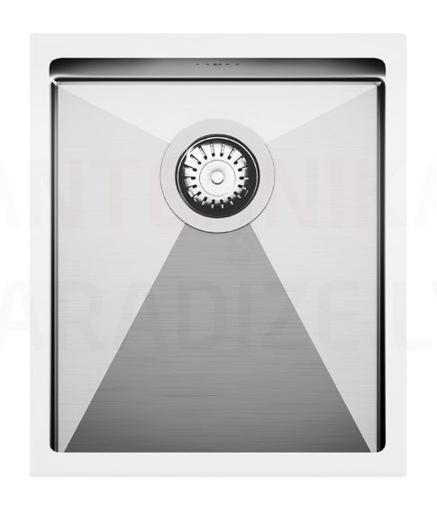 Aquasanita stainless steel kitchen sink ENNA 400 39x45 cm