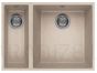 ELLECI akmens masas virtuves izlietne QUADRA 150 UNDERMOUNT Avena 56x44 cm