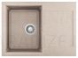 ELLECI akmens masas virtuves izlietne EASY 135 Avena 68x50 cm
