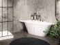 PAA SILKSTONE bathtub DECO CORNER A 1660x1270x630