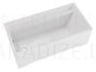 POLIMAT rectangular acrylic bathtub ELZA 140x70