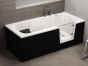 POLIMAT acrylic rectangular bathtub for invalids AVO 160x75