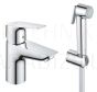 GROHE kriauklės maišytuvas su higieniniu dušu BauEdge New S